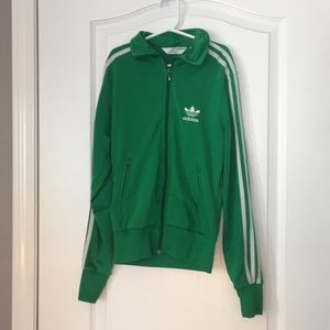 Green Adidas Full Zip